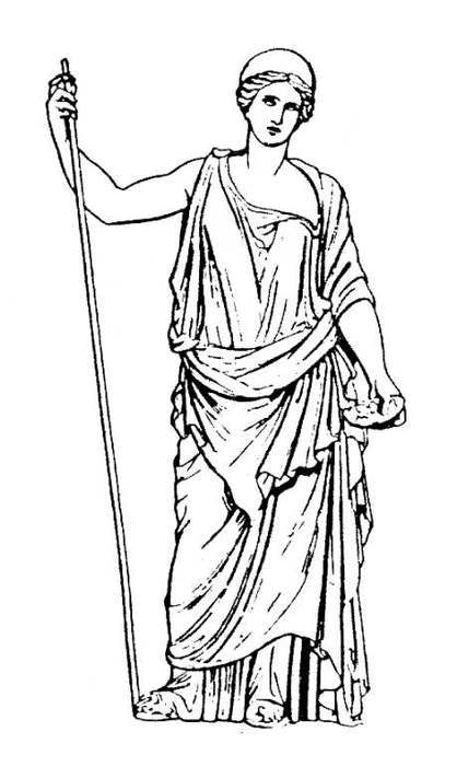 Dessin à colorier: Mythologie Romaine (Dieux et Déesses) #110164 - Coloriages à Imprimer Gratuits