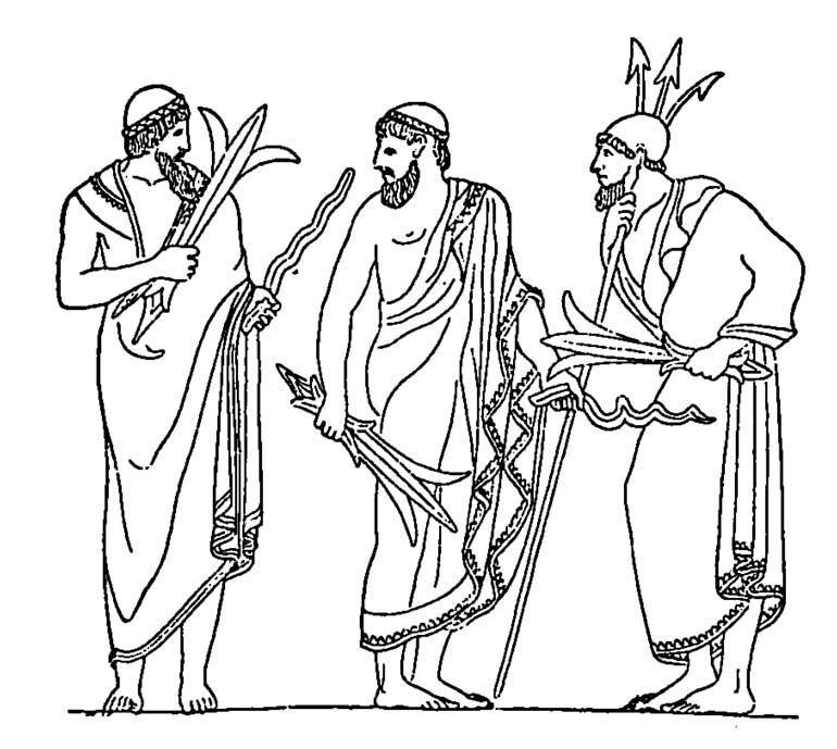 Dessin à colorier: Mythologie Romaine (Dieux et Déesses) #110313 - Coloriages à Imprimer Gratuits