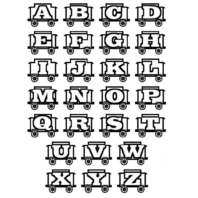 Dessin à colorier: Alphabet (Éducatifs) #124612 - Coloriages à Imprimer Gratuits