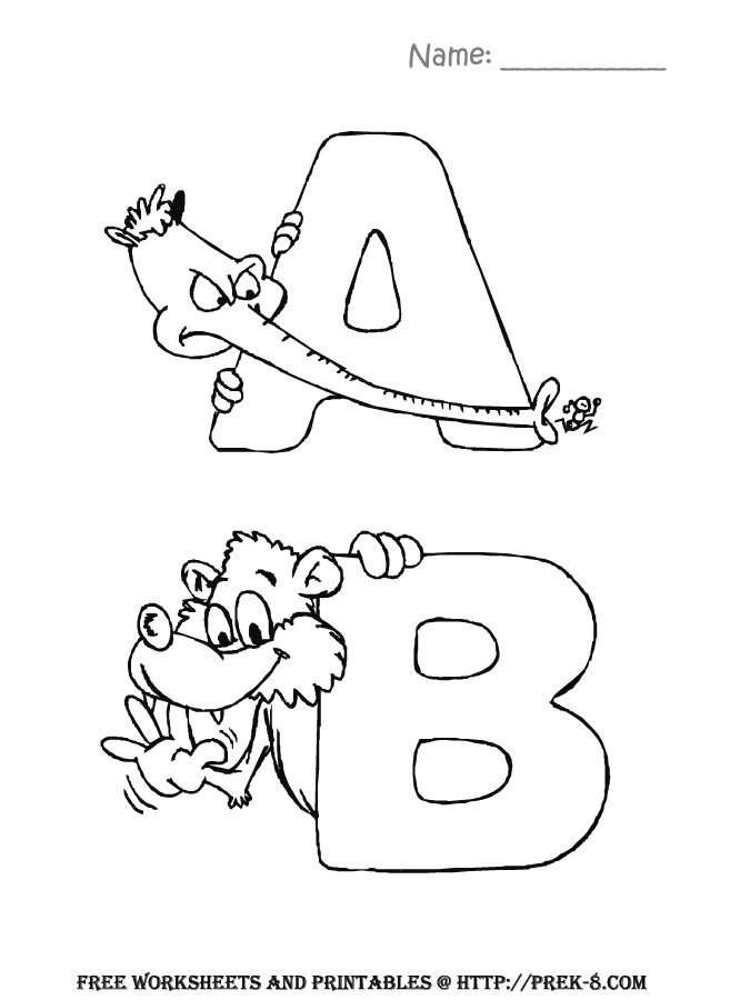 Dessin à colorier: Alphabet (Éducatifs) #124826 - Coloriages à Imprimer Gratuits