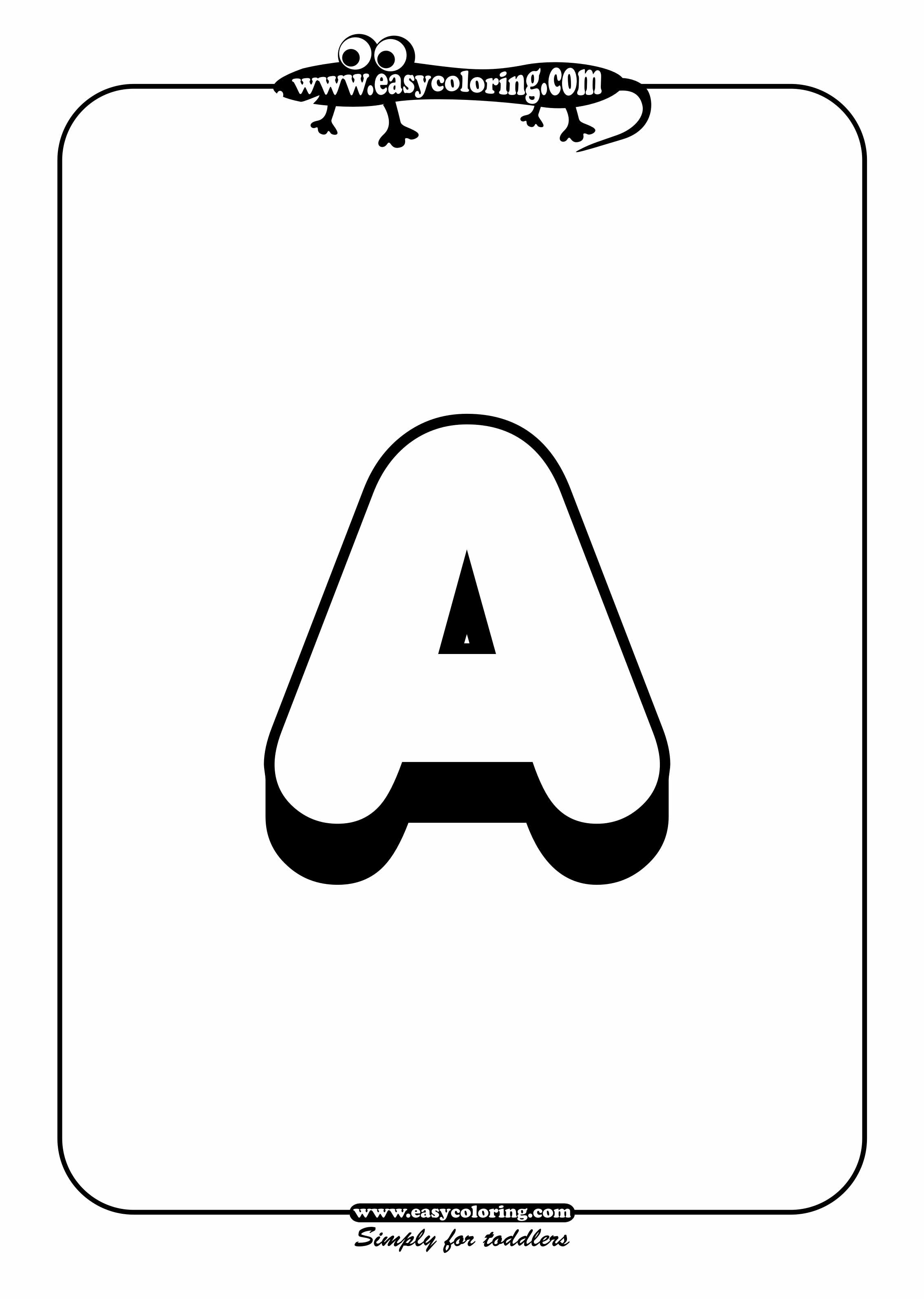 Dessin à colorier: Alphabet (Éducatifs) #125041 - Coloriages à Imprimer Gratuits