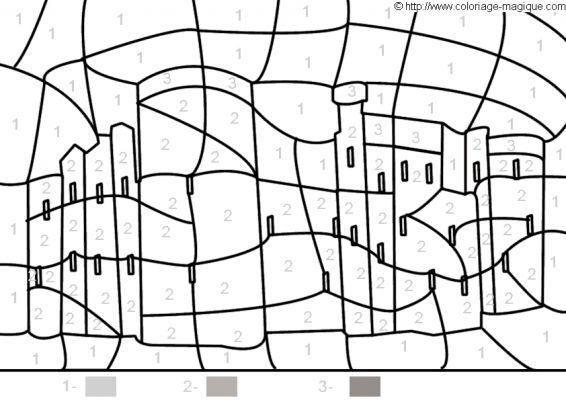 Dessin à colorier: Coloriage magique (Éducatifs) #126289 - Coloriages à Imprimer Gratuits