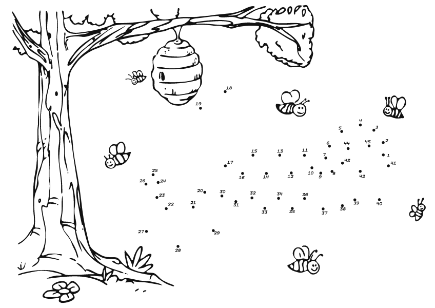 Dessin à colorier: Coloriage point à point (Éducatifs) #125997 - Coloriages à Imprimer Gratuits