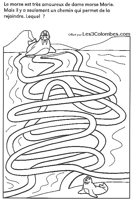 Dessin à colorier: Labyrinthes (Éducatifs) #126424 - Coloriages à Imprimer Gratuits