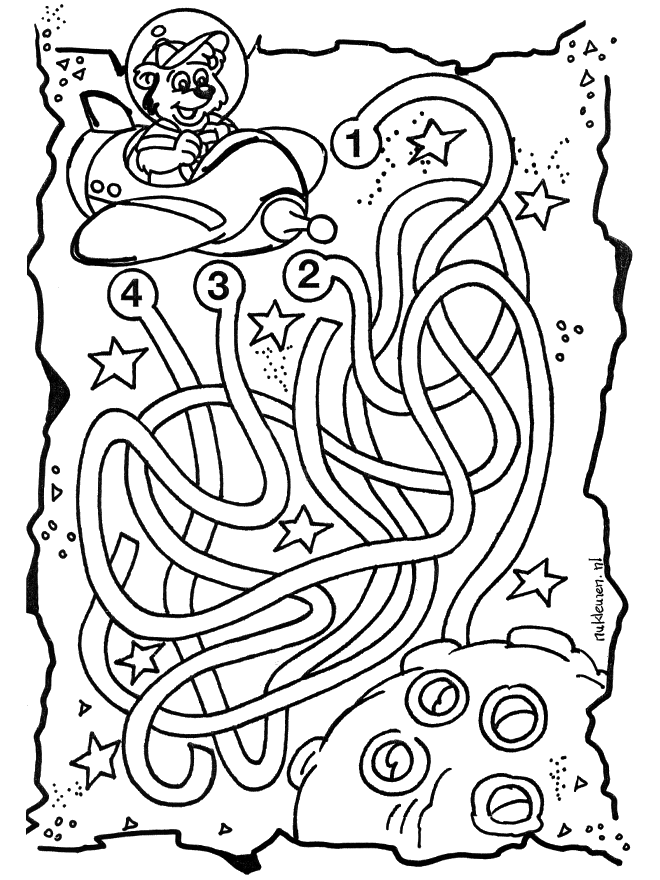 Dessin à colorier: Labyrinthes (Éducatifs) #126432 - Coloriages à Imprimer Gratuits
