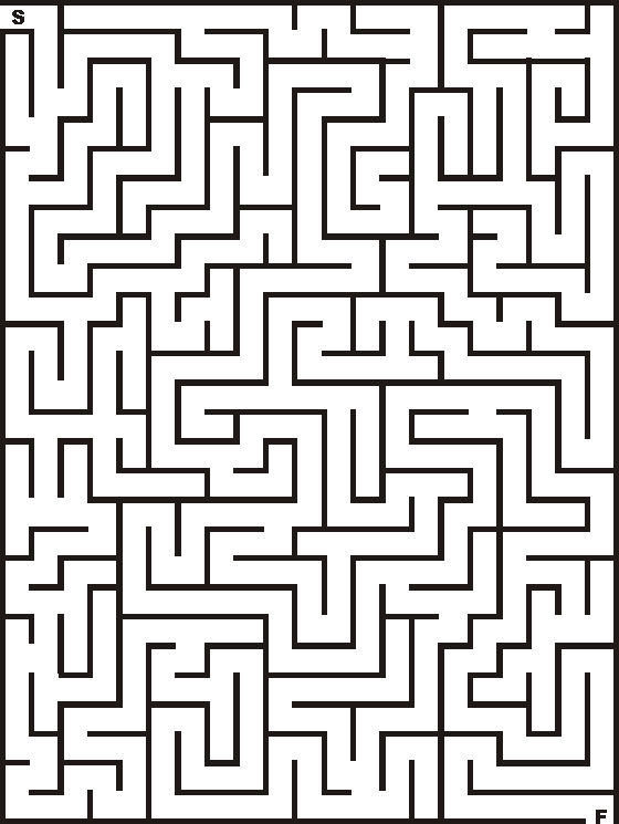 Dessin à colorier: Labyrinthes (Éducatifs) #126436 - Coloriages à Imprimer Gratuits