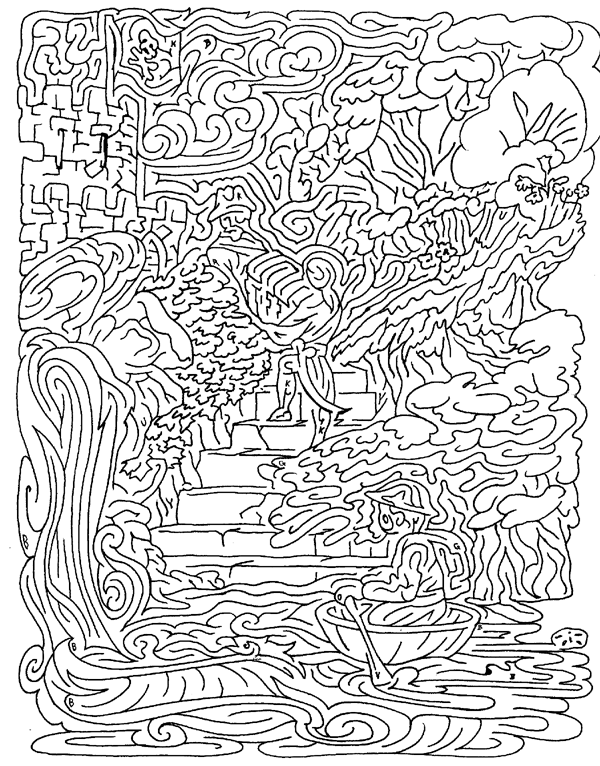 Dessin à colorier: Labyrinthes (Éducatifs) #126467 - Coloriages à Imprimer Gratuits