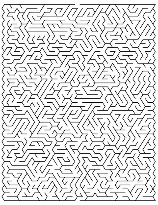 Coloriage Labyrinthes #126472 (Éducatifs) Dessin à colorier
