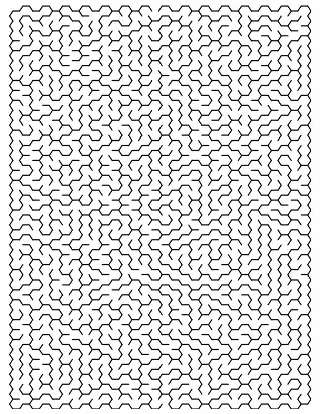 Dessin à colorier: Labyrinthes (Éducatifs) #126488 - Coloriages à Imprimer Gratuits