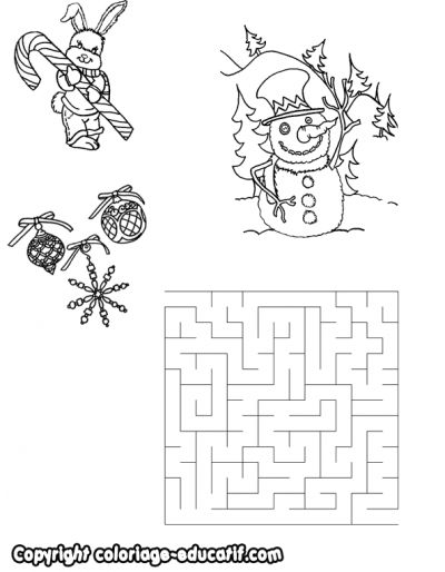 Dessin à colorier: Labyrinthes (Éducatifs) #126495 - Coloriages à Imprimer Gratuits
