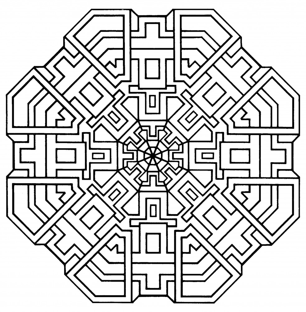 Dessin à colorier: Labyrinthes (Éducatifs) #126578 - Coloriages à Imprimer Gratuits
