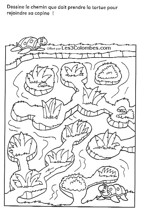 Dessin à colorier: Labyrinthes (Éducatifs) #126593 - Coloriages à Imprimer Gratuits