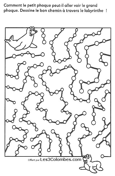 Dessin à colorier: Labyrinthes (Éducatifs) #126603 - Coloriages à Imprimer Gratuits