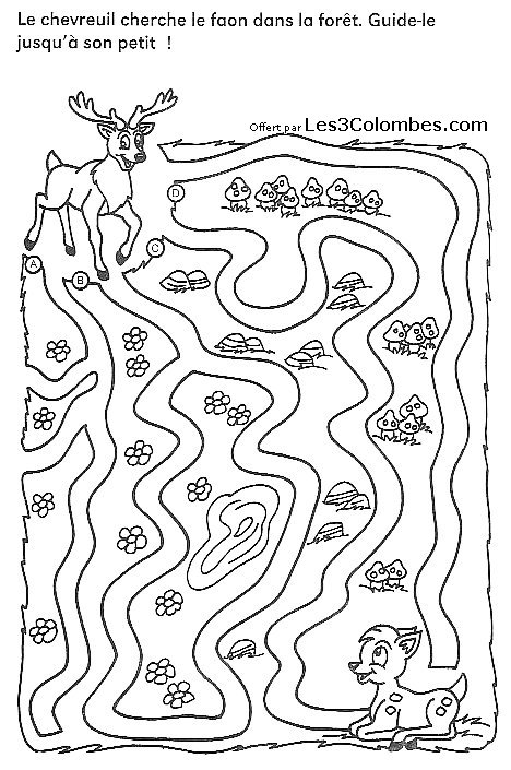 Dessin à colorier: Labyrinthes (Éducatifs) #126614 - Coloriages à Imprimer Gratuits
