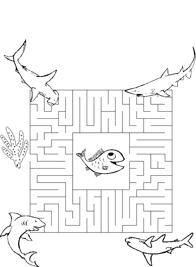 Dessin à colorier: Labyrinthes (Éducatifs) #126618 - Coloriages à Imprimer Gratuits