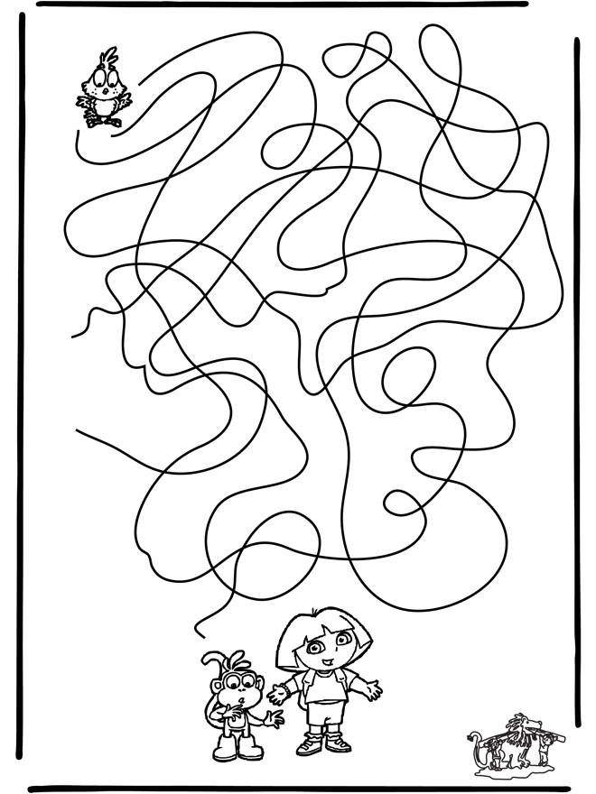 Dessin à colorier: Labyrinthes (Éducatifs) #126619 - Coloriages à Imprimer Gratuits
