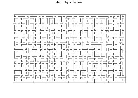 Coloriage Jeux Labyrinthe Difficile Dessin Jeux A Imprimer à imprimer