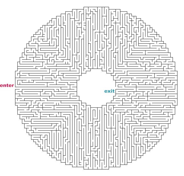 Dessin à colorier: Labyrinthes (Éducatifs) #126716 - Coloriages à Imprimer Gratuits