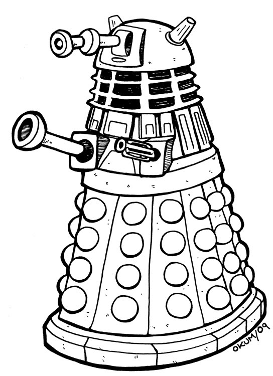 Dessin à colorier: Doctor Who (Émissions de Télévision) #153139 - Coloriages à Imprimer Gratuits