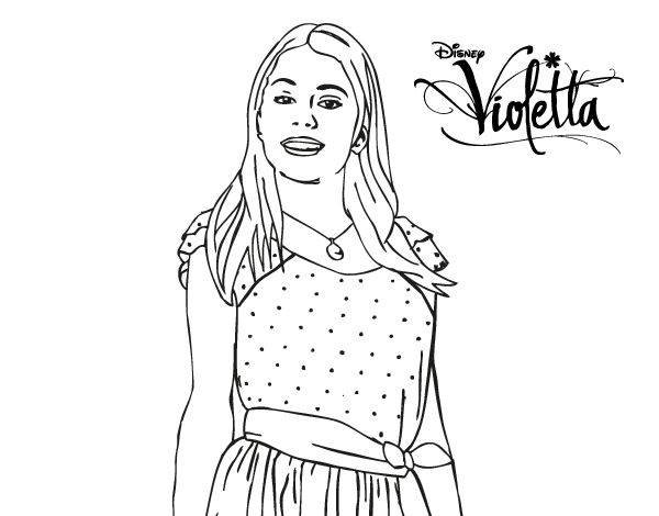 Dessin à colorier: Violetta (Émissions de Télévision) #170449 - Coloriages à Imprimer Gratuits