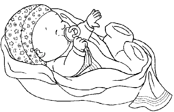 Coloriage gratuit Bébé #86591 de la collection Famille et Amis à imprimer