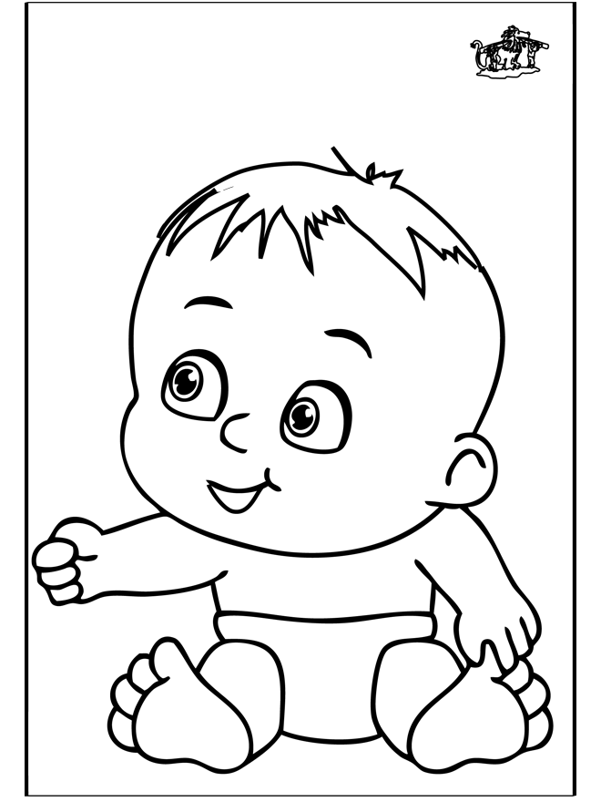 Coloriage gratuit Bébé #86600 de la collection Famille et Amis à imprimer