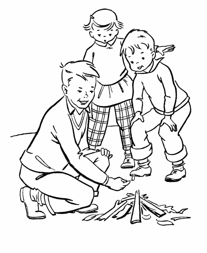 Coloriage gratuit Famille #95241 de la collection Famille et Amis à imprimer