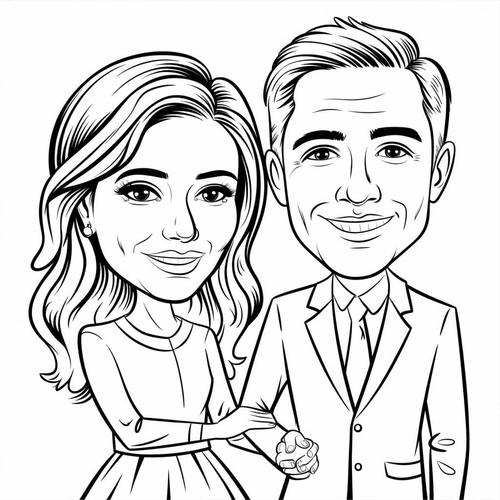 Joli coloriage Maman et Papa #217772 de la collection Famille et Amis, prêt à imprimer pour petits et grands Joli coloriage Maman et Papa #217772 de la collection Famille et Amis, prêt à imprimer pour petits et grands