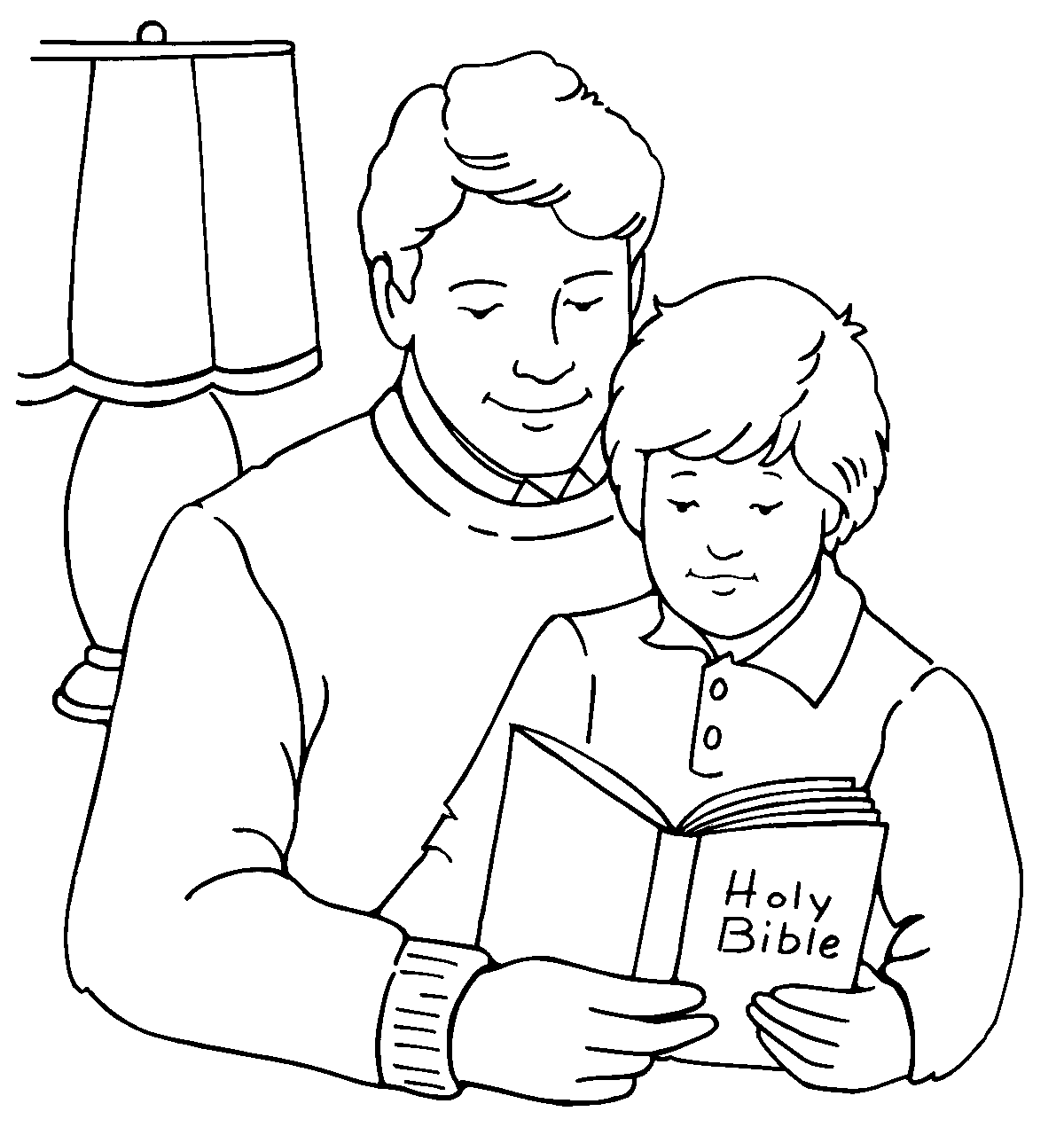 Coloriage à imprimer Papa #103554 de la série Famille et Amis, gratuit pour enfants et adultes