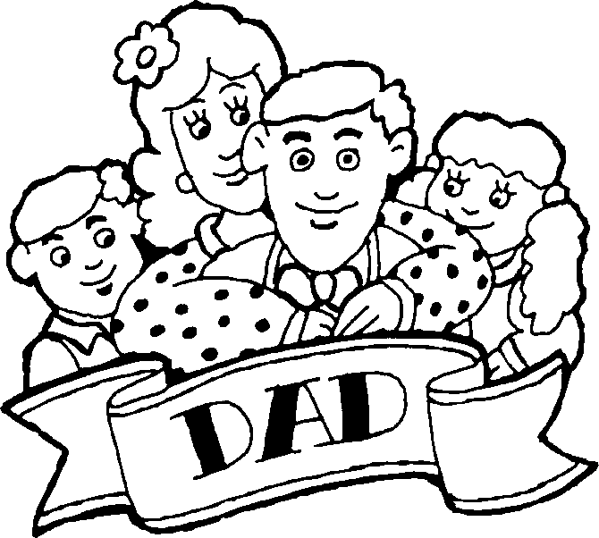 Coloriage gratuit Papa #103706 de la collection Famille et Amis à imprimer