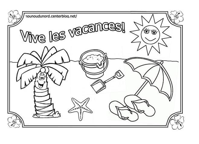 Coloriage gratuit Vacances #201579 de la collection Famille et Amis à imprimer