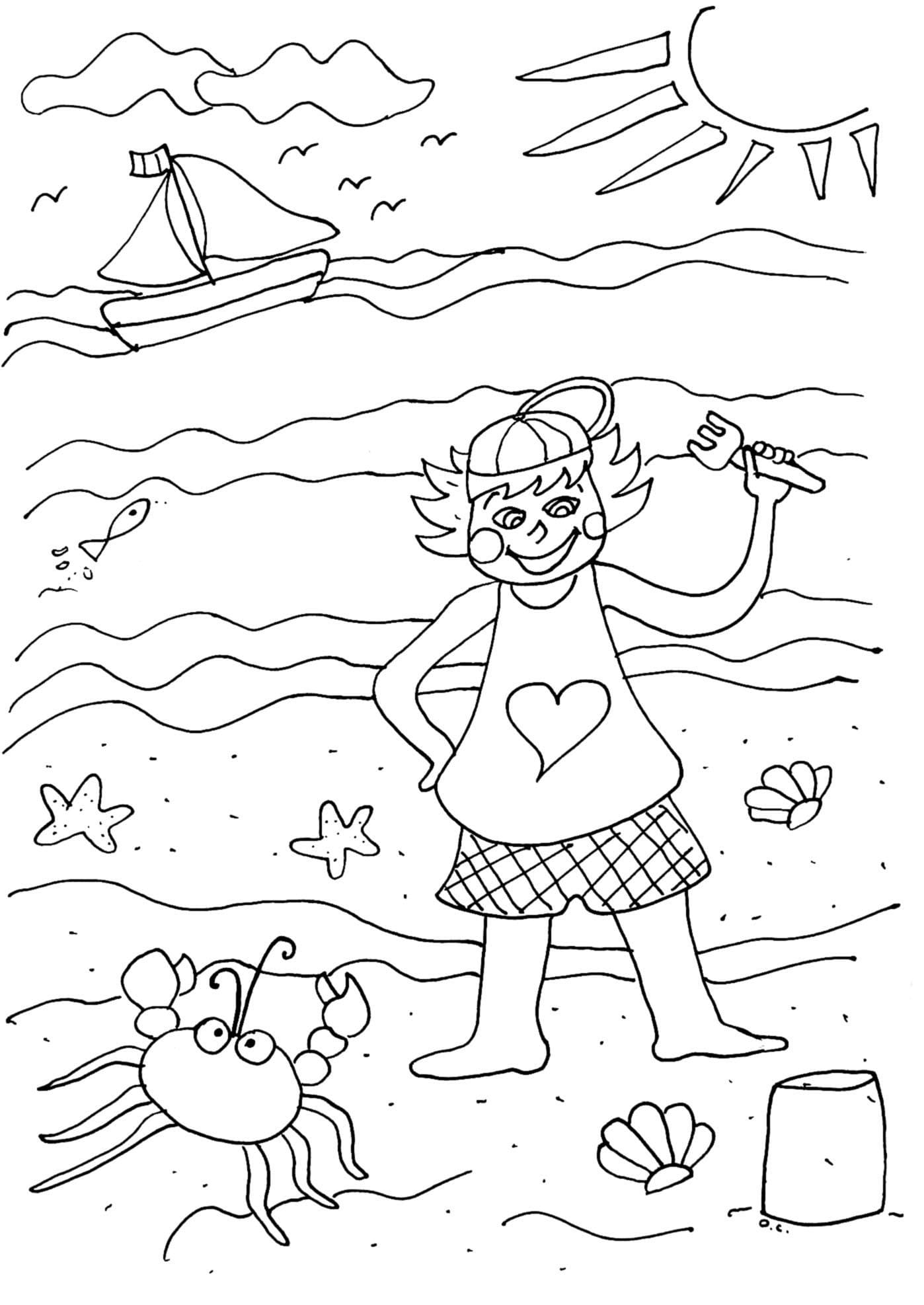 Coloriage gratuit Vacances #201580 de la collection Famille et Amis à imprimer