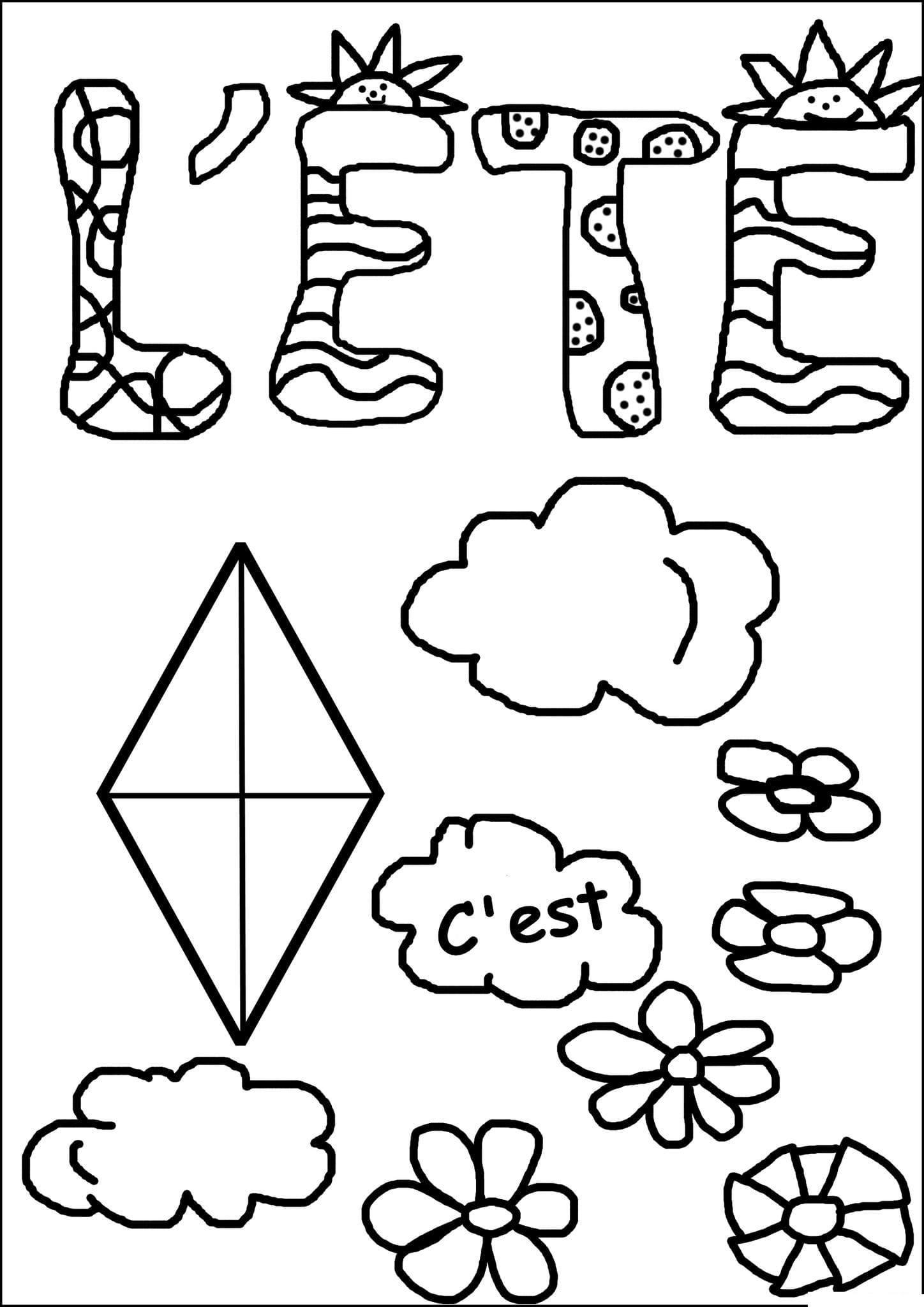 Coloriage gratuit Vacances #201581 de la collection Famille et Amis à imprimer