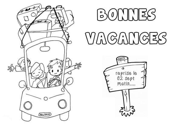 Coloriage gratuit Vacances #201584 de la collection Famille et Amis à imprimer