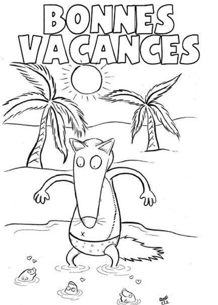 Coloriage gratuit Vacances #201591 de la collection Famille et Amis à imprimer