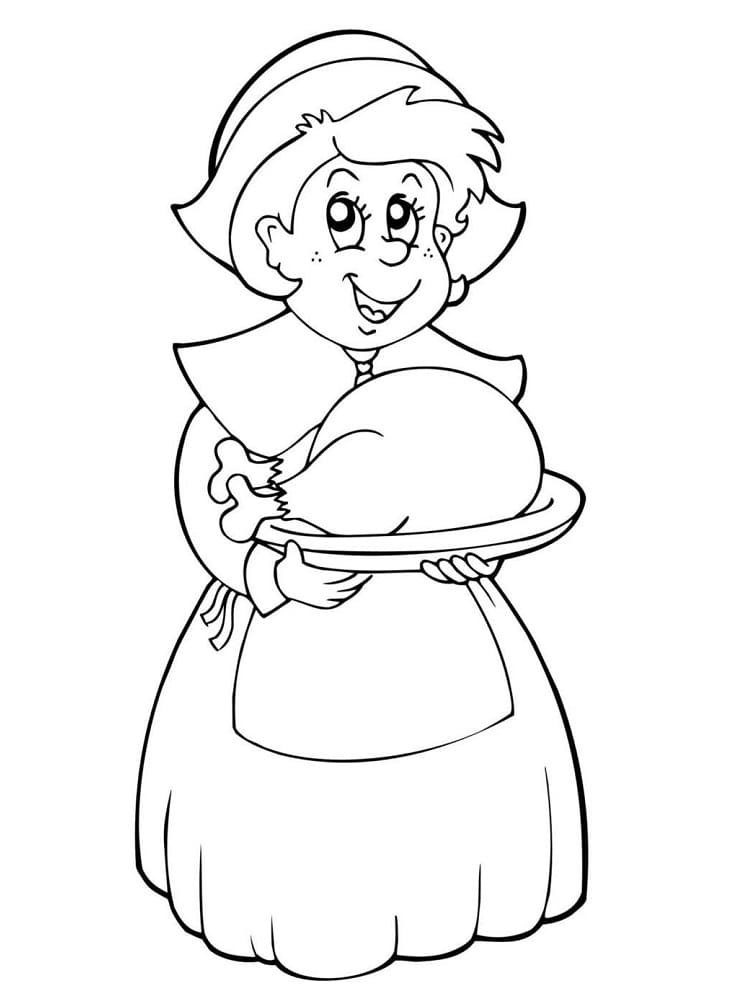 Coloriage gratuit Action de Grâce #193398 de la collection Fêtes et Célébrations à imprimer