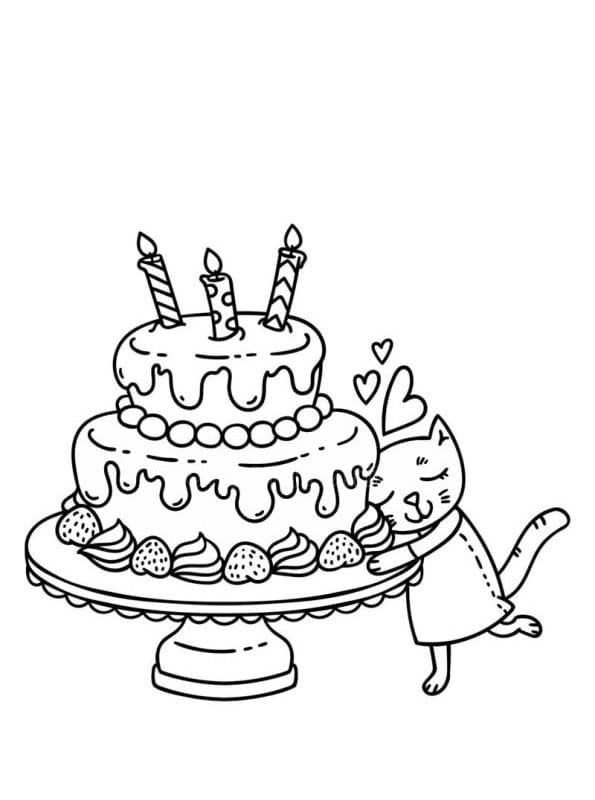 Page de coloriage Anniversaire #174629, collection Fêtes et Célébrations, à imprimer et colorier Page de coloriage Anniversaire #174629, collection Fêtes et Célébrations, à imprimer et colorier