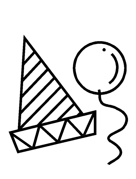 Coloriage gratuit Anniversaire #57126 de la collection Fêtes et Célébrations à imprimer