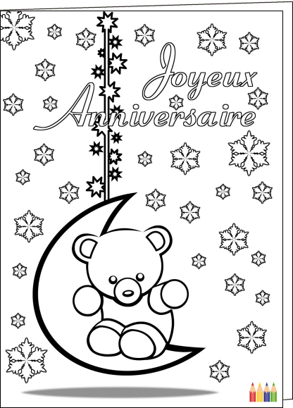 Page de coloriage Anniversaire #57178, collection Fêtes et Célébrations, à imprimer et colorier Page de coloriage Anniversaire #57178, collection Fêtes et Célébrations, à imprimer et colorier