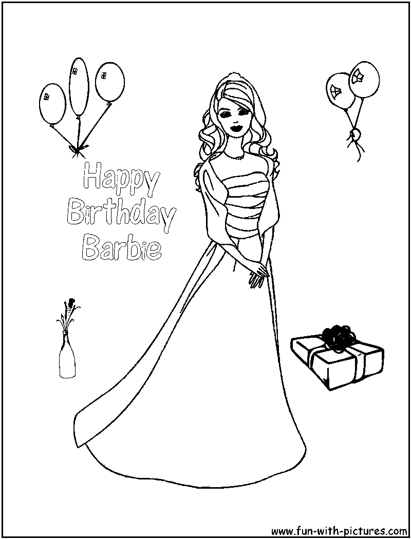 Coloriage gratuit Anniversaire #57217 de la collection Fêtes et Célébrations à imprimer