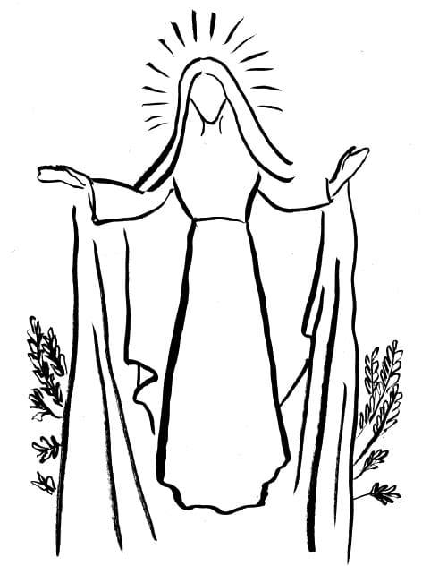 Coloriage gratuit Assomption #181429 de la collection Fêtes et Célébrations à imprimer