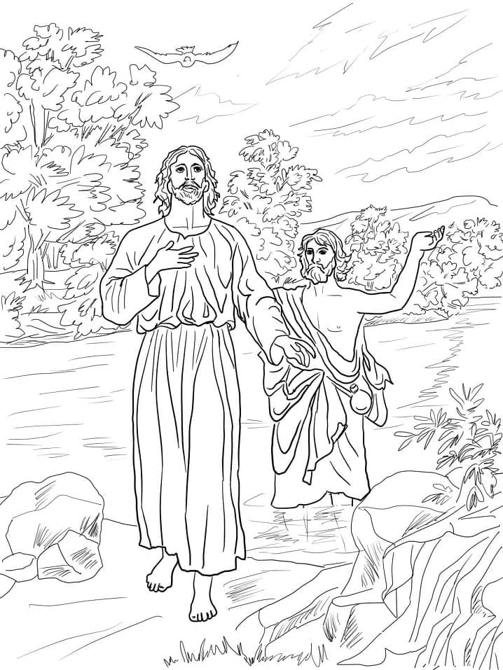 Dessin à colorier: Bapteme (Fêtes et Célébrations) #210731 - Coloriages à Imprimer Gratuits