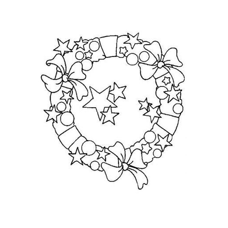 Dessin à colorier Couronne de Noël #169350 issu de la collection Fêtes et Célébrations, prêt à imprimer Dessin à colorier Couronne de Noël #169350 issu de la collection Fêtes et Célébrations, prêt à imprimer