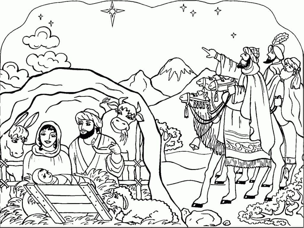 Coloriage gratuit Crèche #215944 de la collection Fêtes et Célébrations à imprimer Coloriage gratuit Crèche #215944 de la collection Fêtes et Célébrations à imprimer