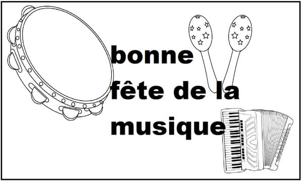 Page de coloriage Fête de la Musique #176354, collection Fêtes et Célébrations, à imprimer et colorier