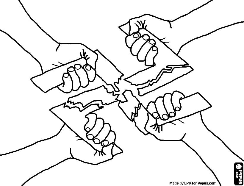 Coloriage gratuit Fête de la Victoire, 8 mai 1945 #181385 de la collection Fêtes et Célébrations à imprimer