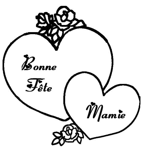 Coloriage gratuit Fete des Grand Mere #192851 de la collection Fêtes et Célébrations à imprimer