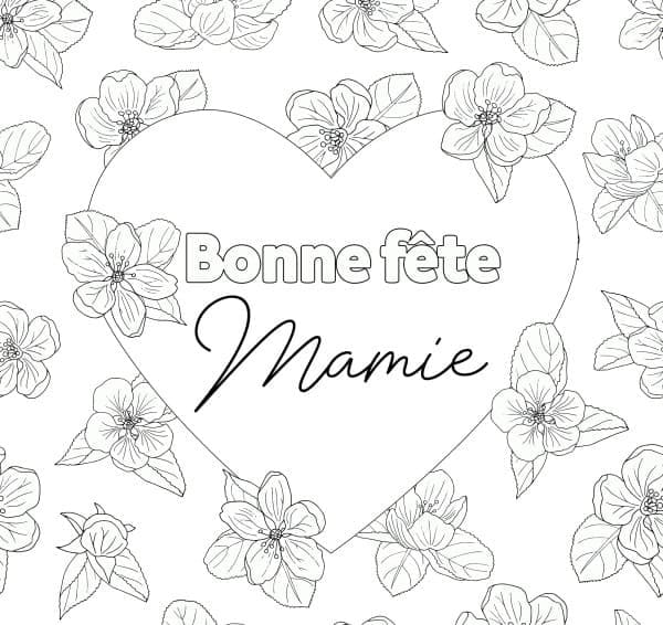 Coloriage gratuit Fete des Grand Mere #192871 de la collection Fêtes et Célébrations à imprimer