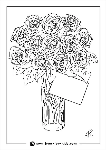 Coloriage à imprimer Fête des Mères #129983 de la série Fêtes et Célébrations, gratuit pour enfants et adultes