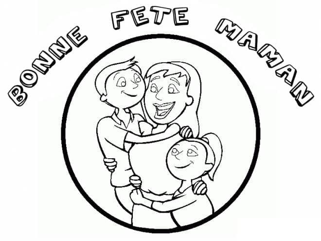 Coloriage gratuit pour enfants et adultes Fête des Mères #174489, collection Fêtes et Célébrations